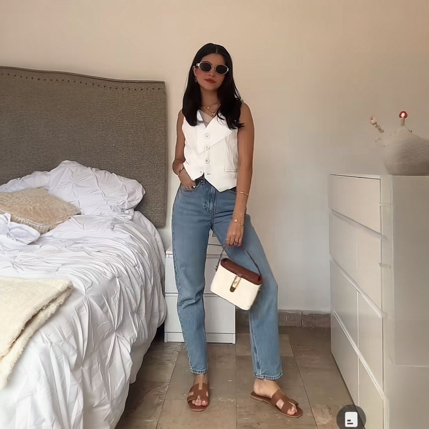 Dasha Brown – Sandalia Casual para Mujer