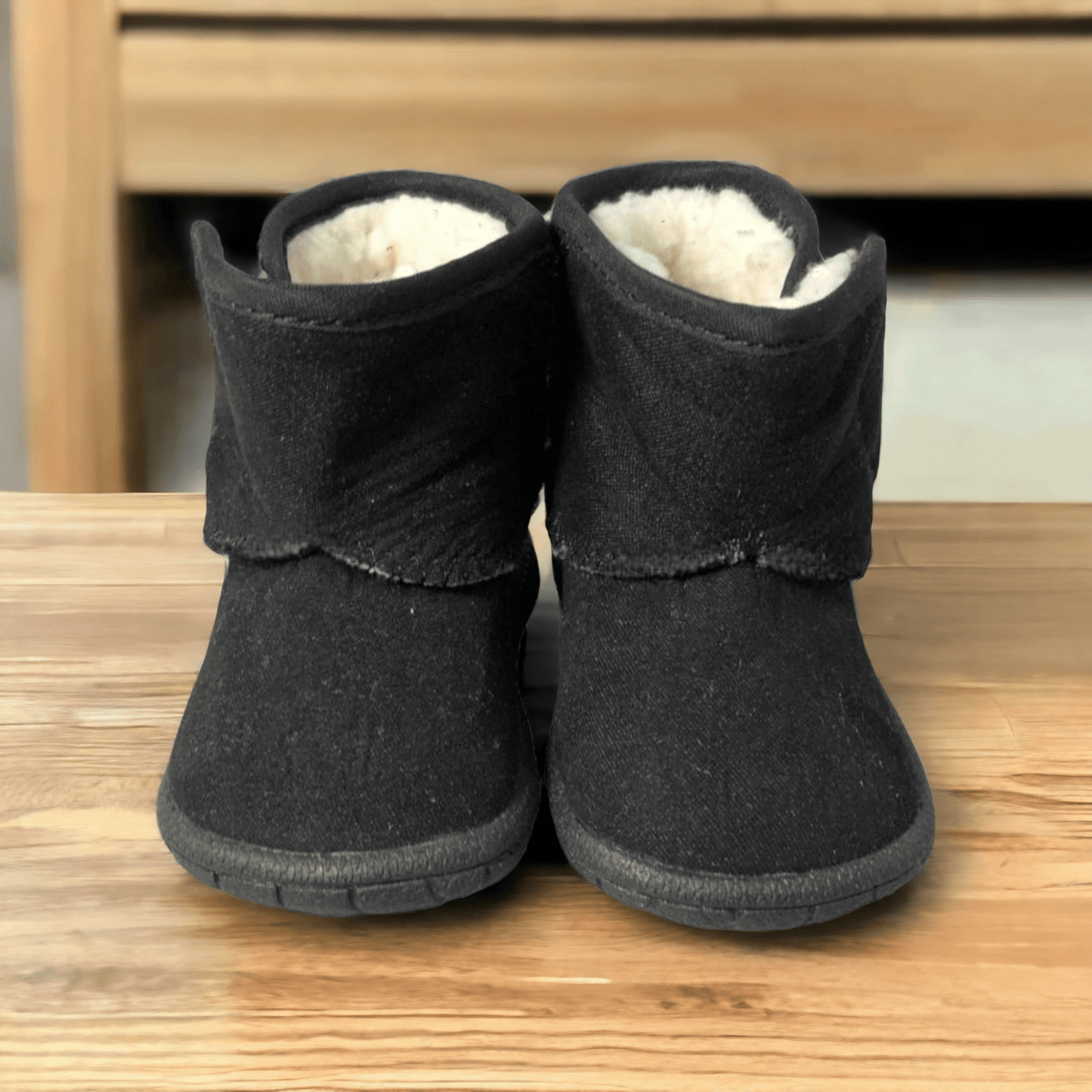 Bota Negra Baby | Infantil afelpada extra calentita - Go2 Footwear