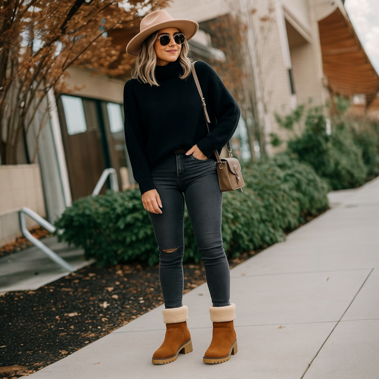 Bota Caki Invierno –  Aborregada por dentro