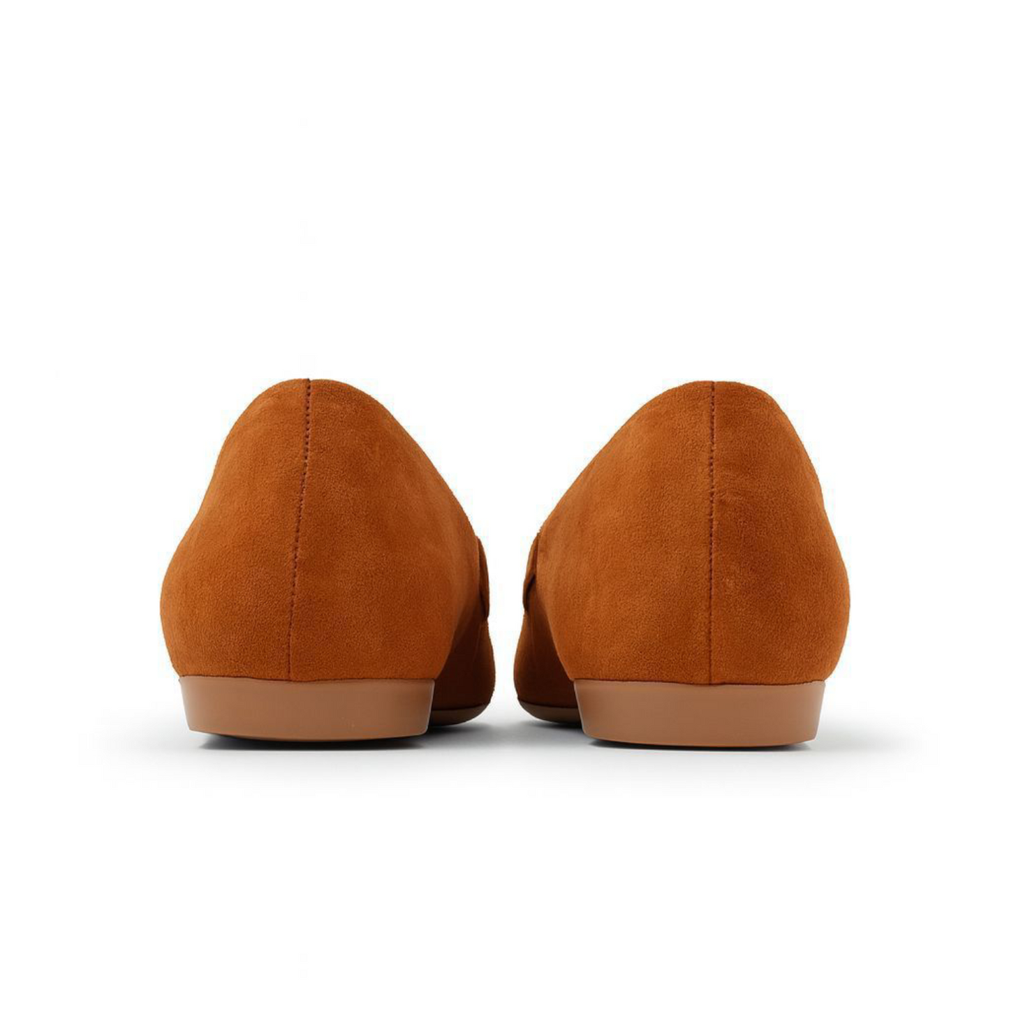 Placa Oro Cafe - Flat para dama de gamuza