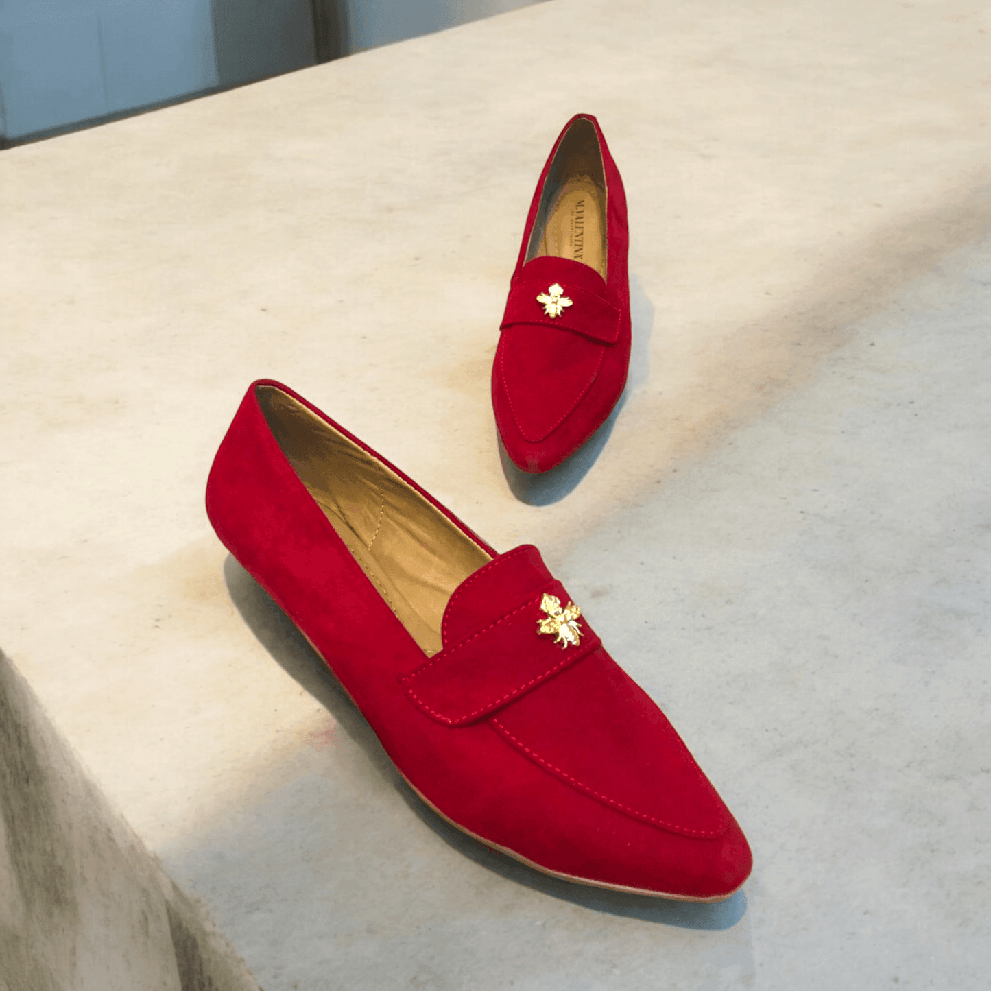 Flat Abejita Rojo – Calzado Original Go2 Footwear - Go2 Footwear