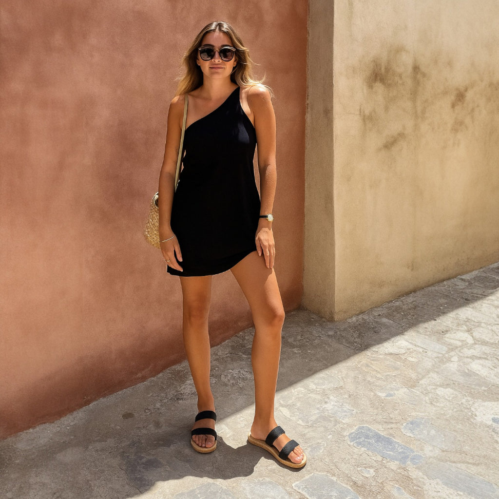 Alabama Black – Sandalia Casual para Mujer