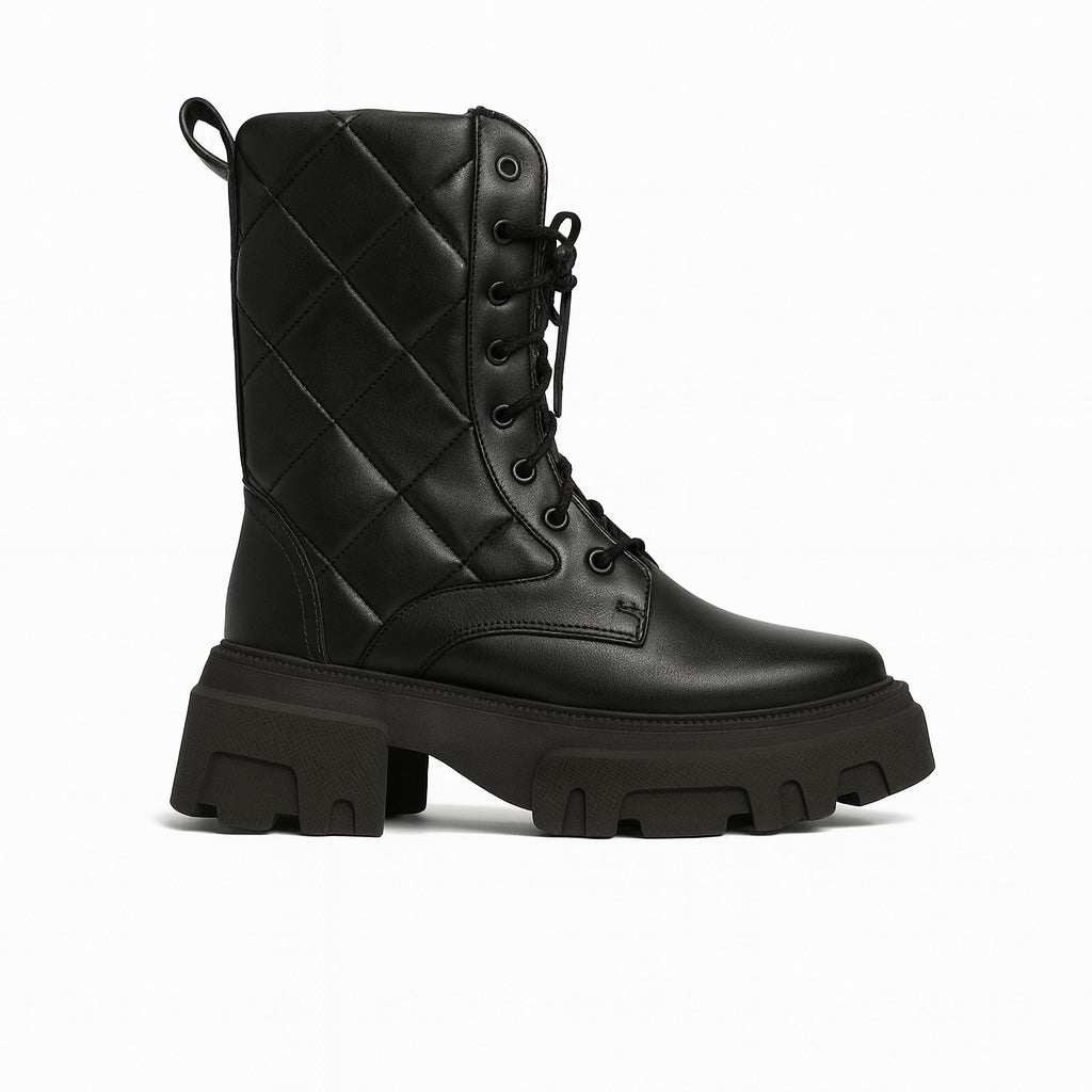 Combat Boots Negro | Botas de dama