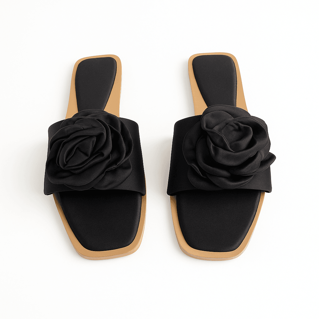 Sandalia Flor Negro – Calzado Original Go2 Footwear - Go2 Footwear