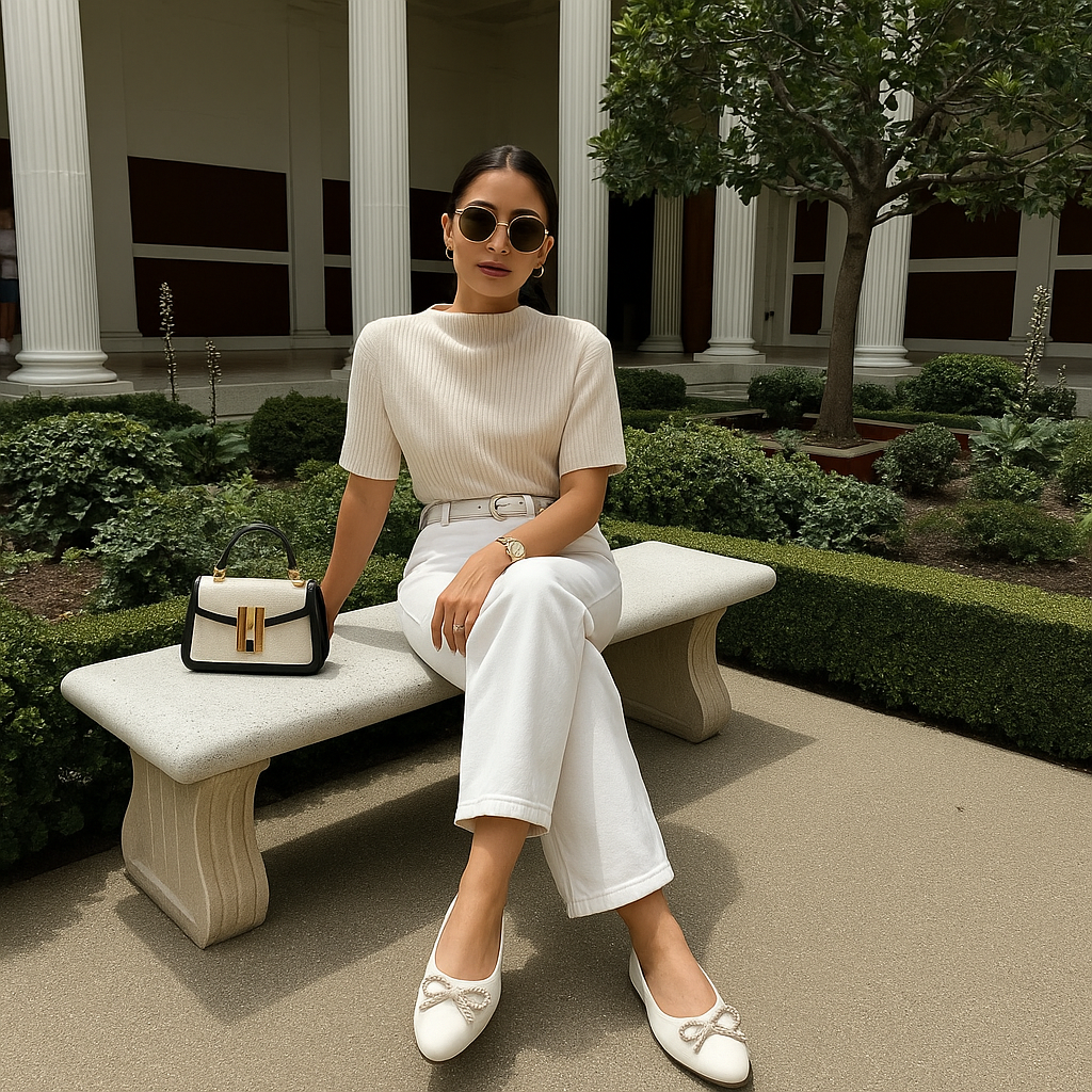 Blanco Moño | Flat de dama