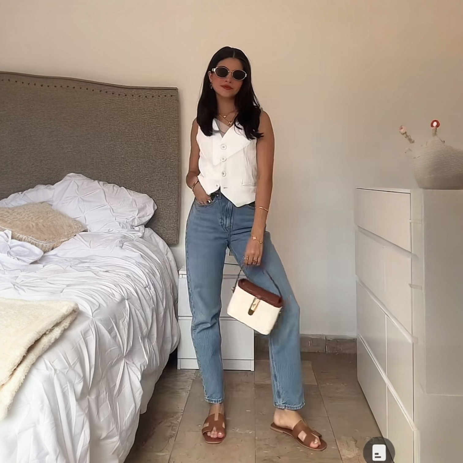 Dasha Brown – Sandalia Casual para Mujer