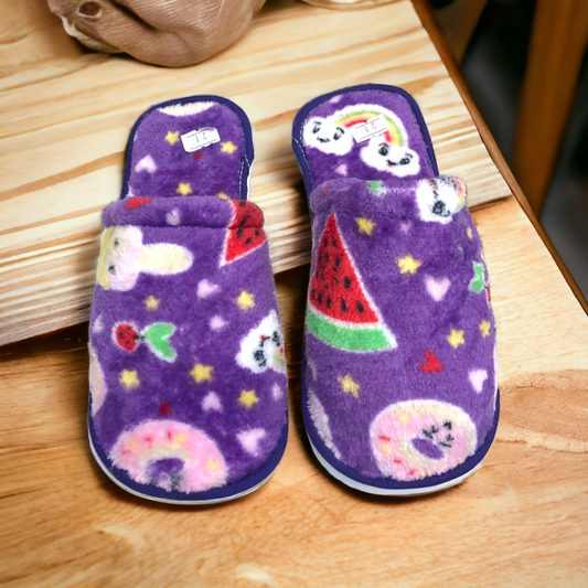 PANTUFLA MORADA