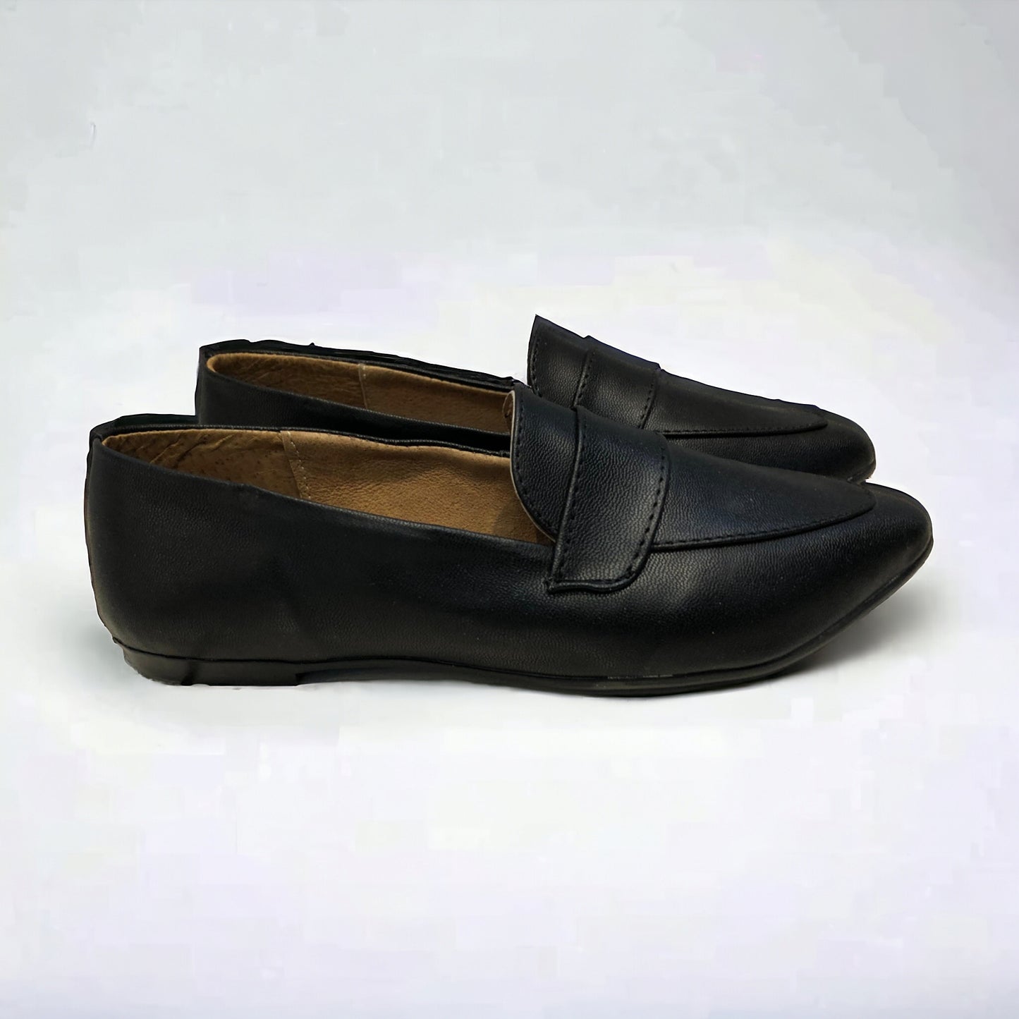 FLAT NEGRO PIEL