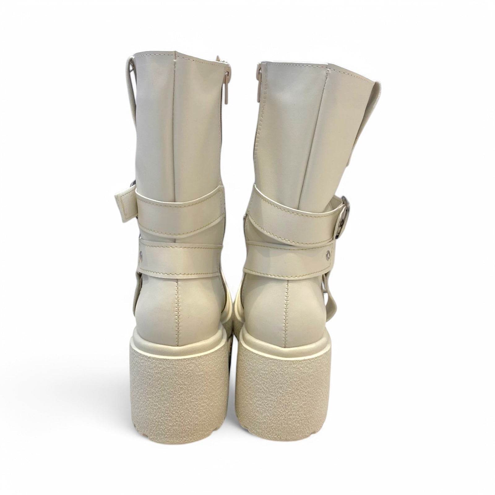 Atenas White | Bota tipo Biker blanca - Go2 Footwear