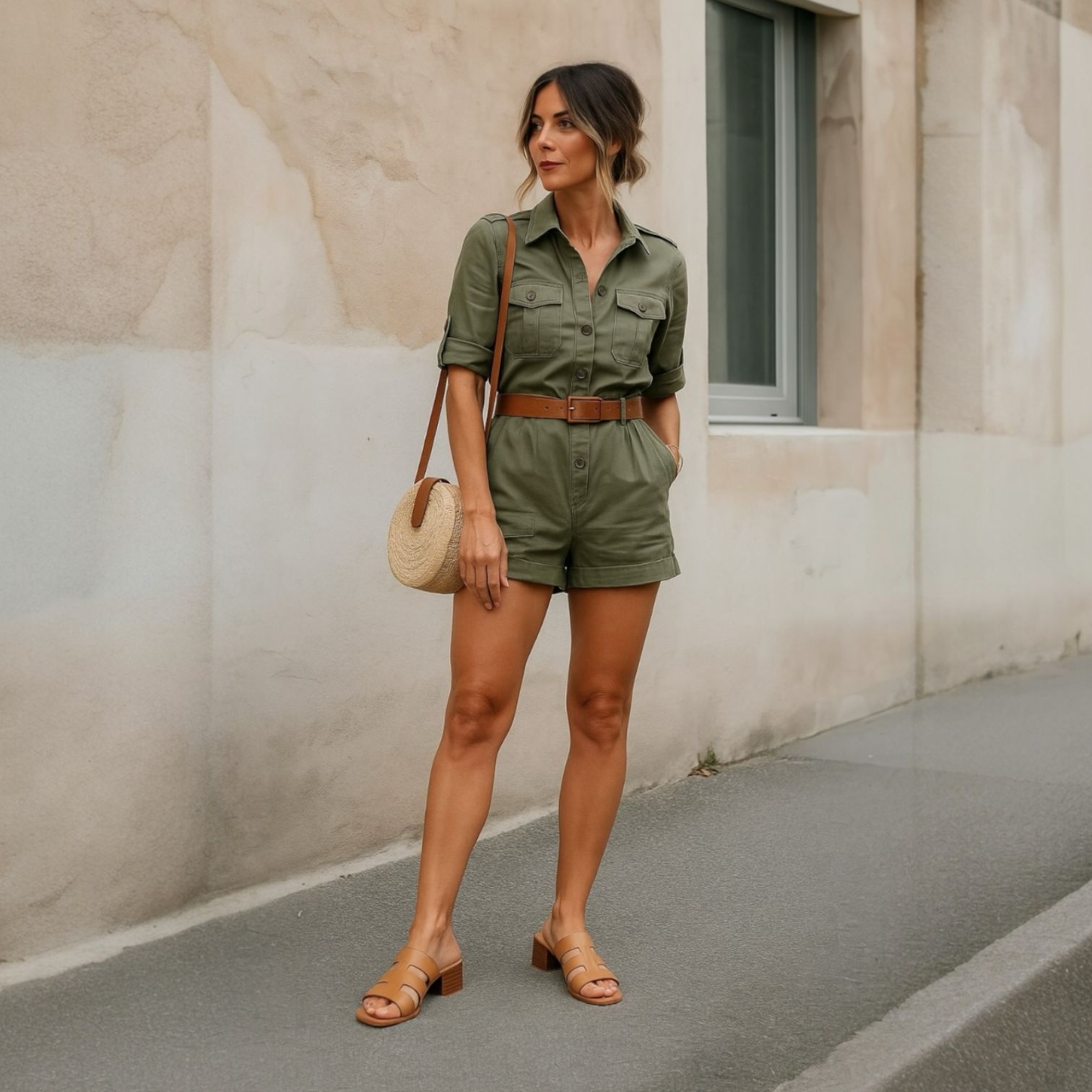 Mayte – Sandalia  de tiras con tacón