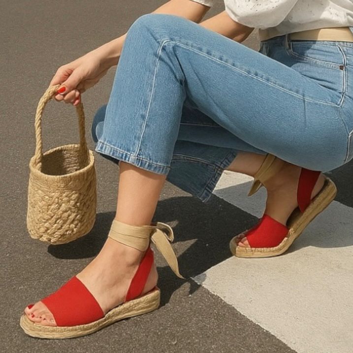 Yannine Rojo – Alpargata de piso clásica