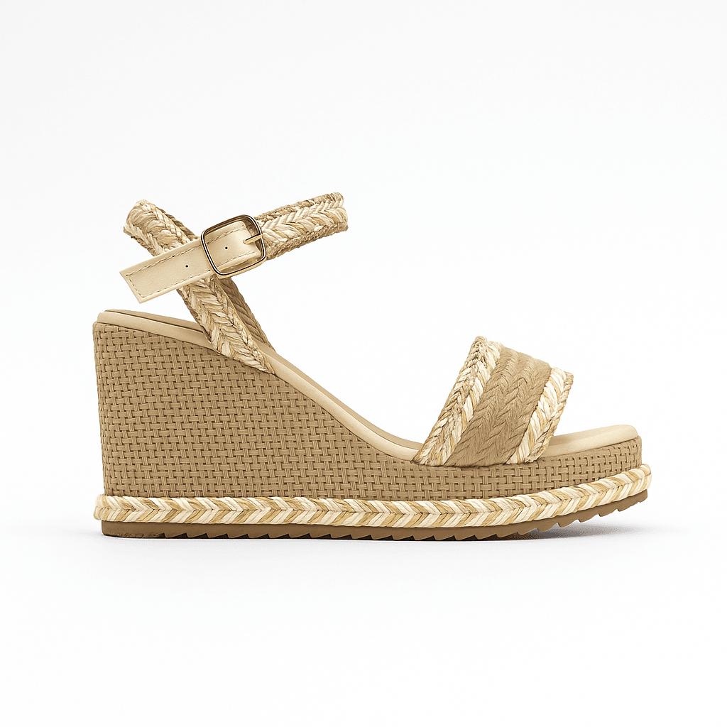 Samantha Beige – Alpargata de plataforma cómoda - Go2 Footwear