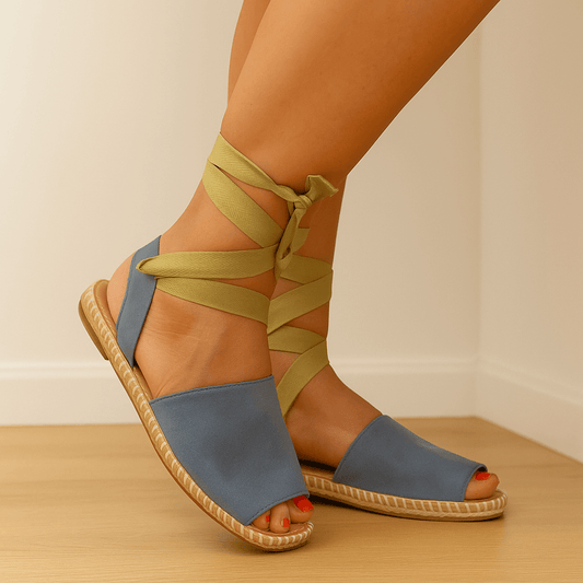 Yannine Azul – Alpargata de piso clásica - Go2 Footwear