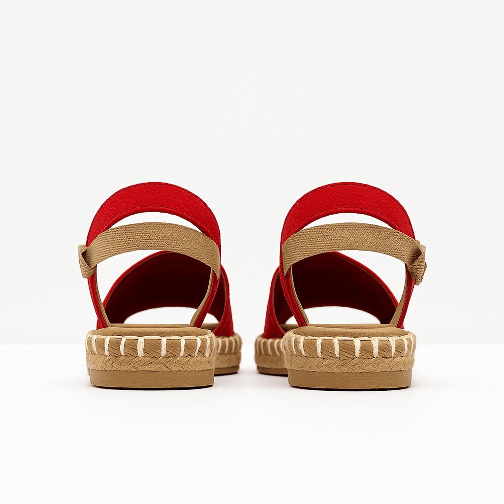 Yannine Rojo – Alpargata de piso clásica - Go2 Footwear