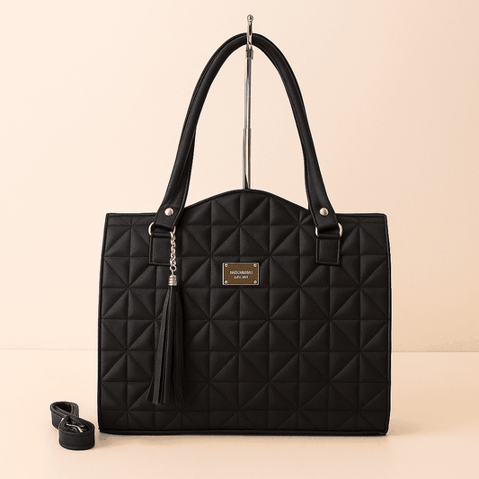 Negra capitoneado - Tipo Tote - Go2 Footwear