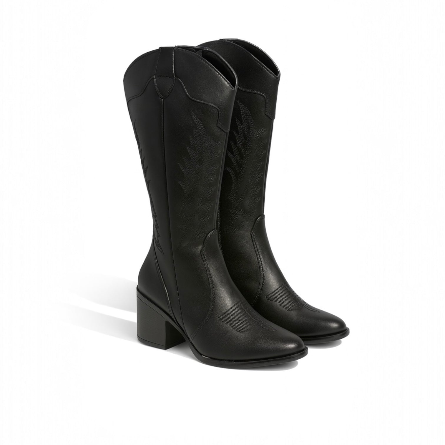 Liz Black | Bota cowboy larga para dama