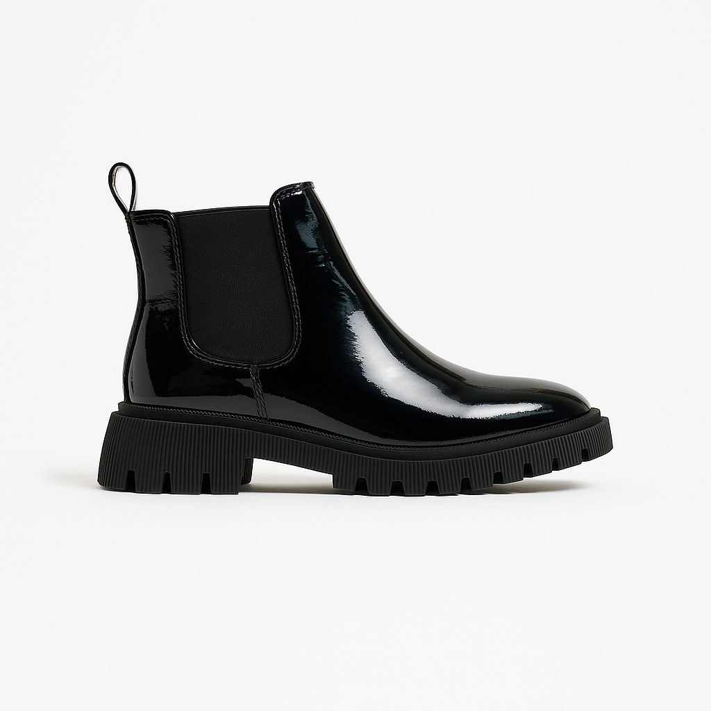 Botin 7000 Negro Charol |  Clásica contemporánea