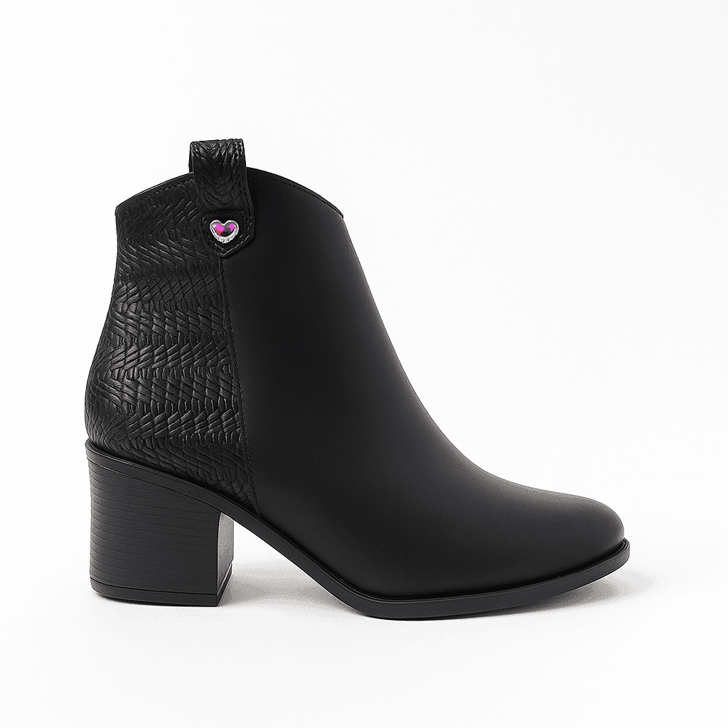 Bota Johana Negro | Urbana clásica y cómoda - Go2 Footwear