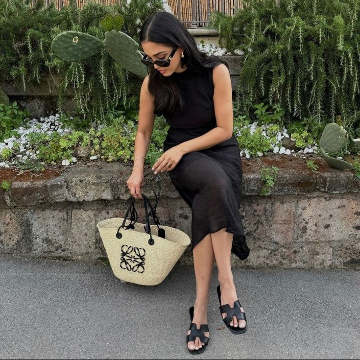 Dasha Black – Sandalia Casual para Mujer