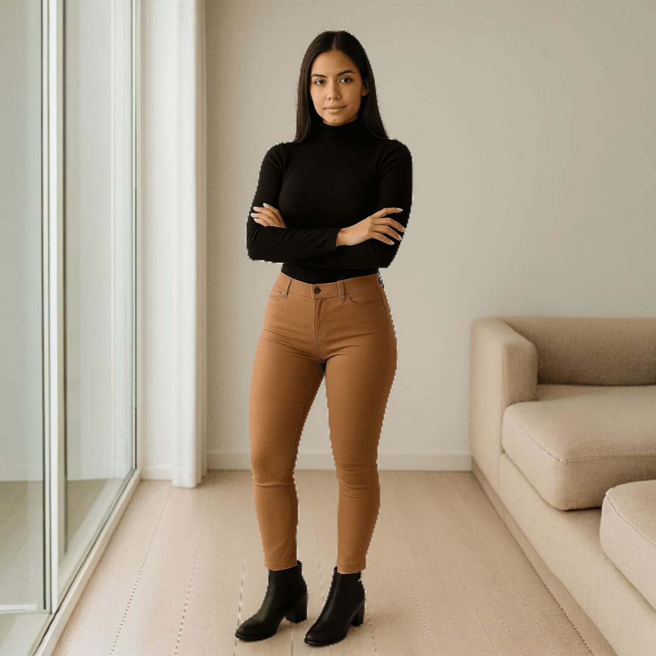 Bota Johana Negro | Urbana clásica y cómoda