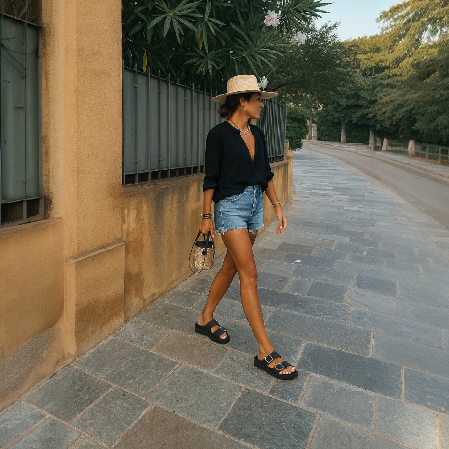 Karen Negro – Sandalia Casual para Mujer