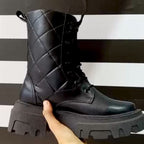 Combat Boots Negro | Botas de dama