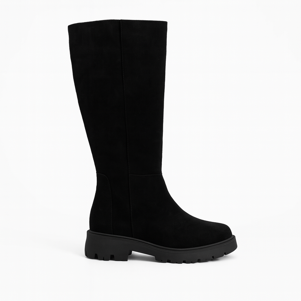 Brenda Black - Bota alta para dama