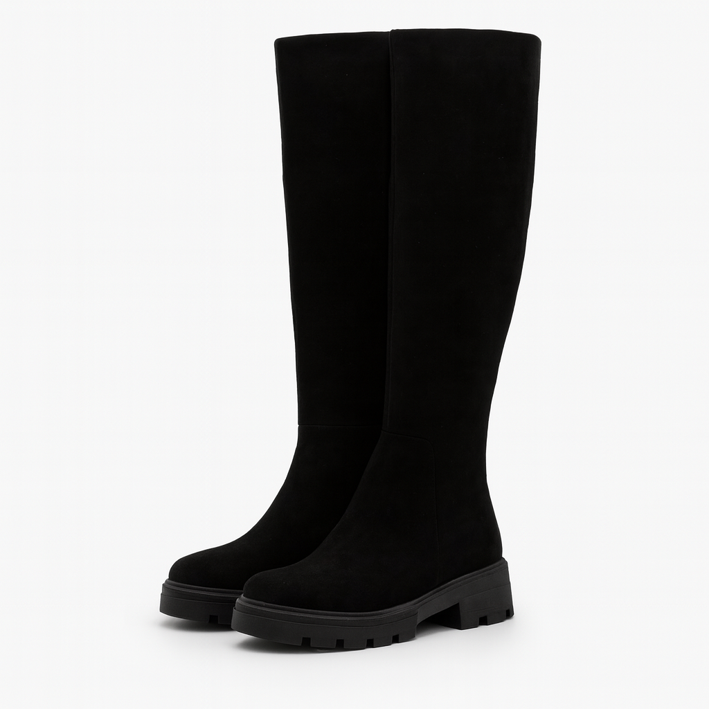 Brenda Black - Bota alta para dama