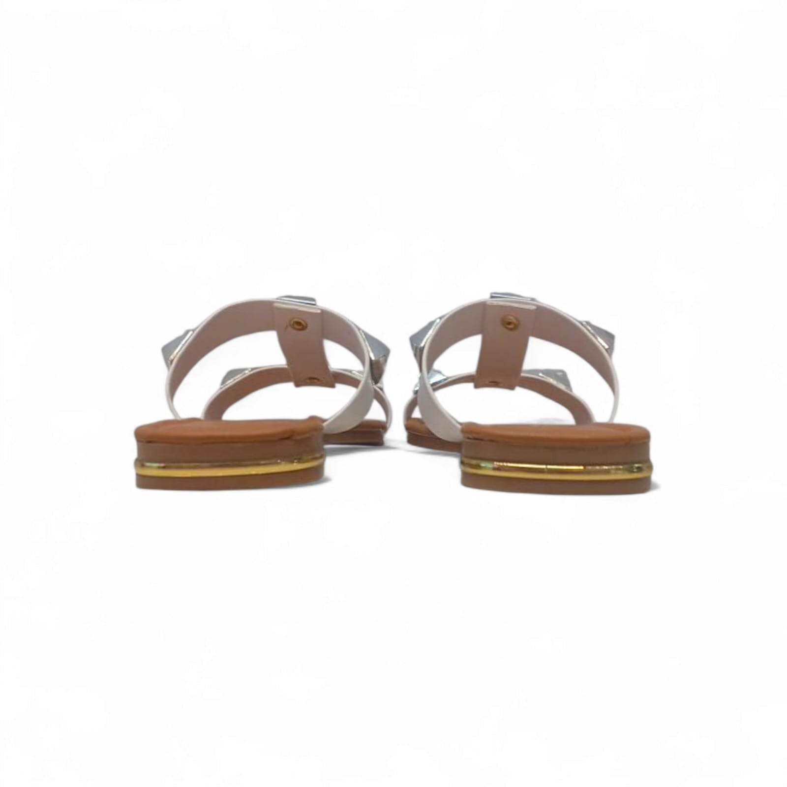 Cassy Blanco – Sandalia Casual para Mujer - Go2 Footwear