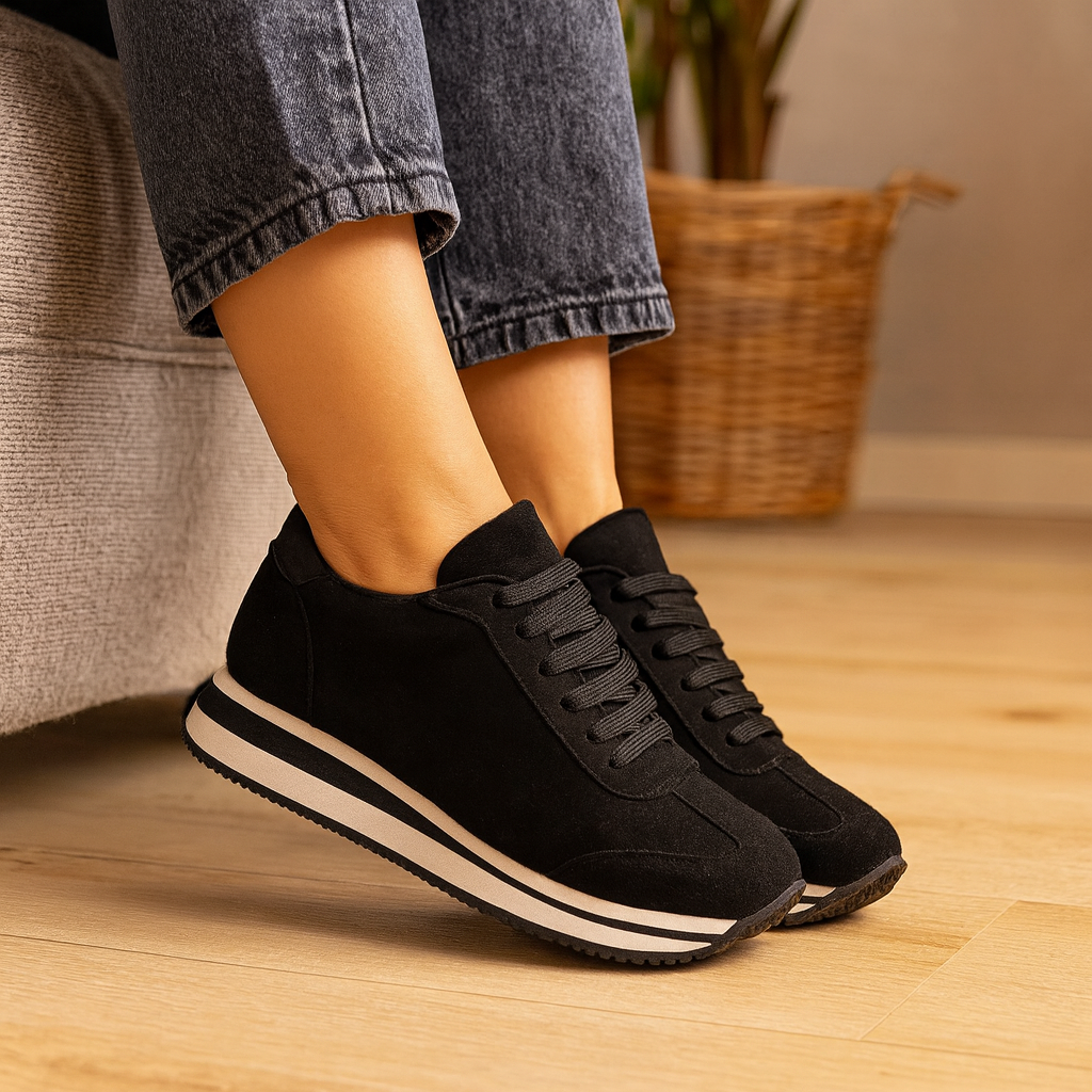 Tenni Negro Plataforma – Calzado Original Go2 Footwear