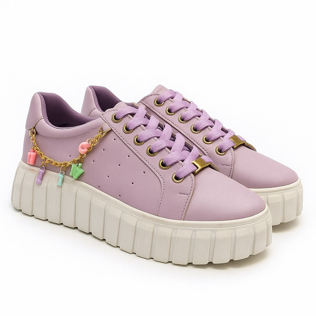 Tenni Letras Lila – Calzado Original Go2 Footwear