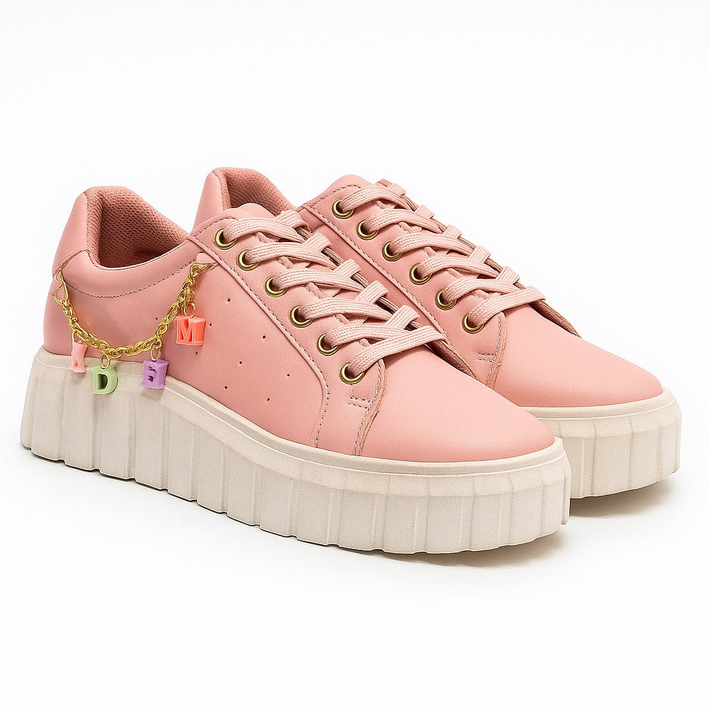 Tenni Letras Rosa – Calzado Original Go2 Footwear
