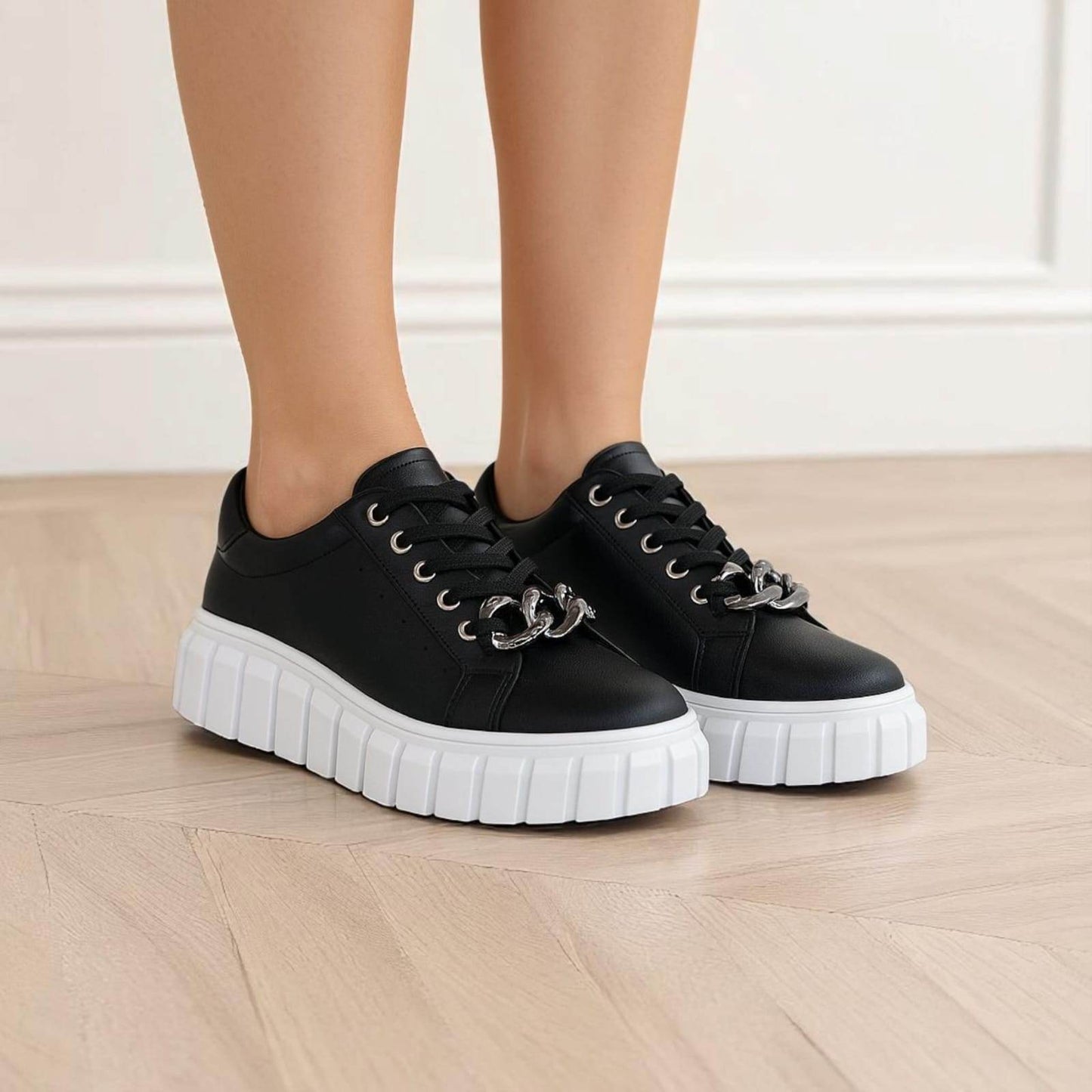Tenni Negro Go Cadena – Calzado Original Go2 Footwear - Go2 Footwear